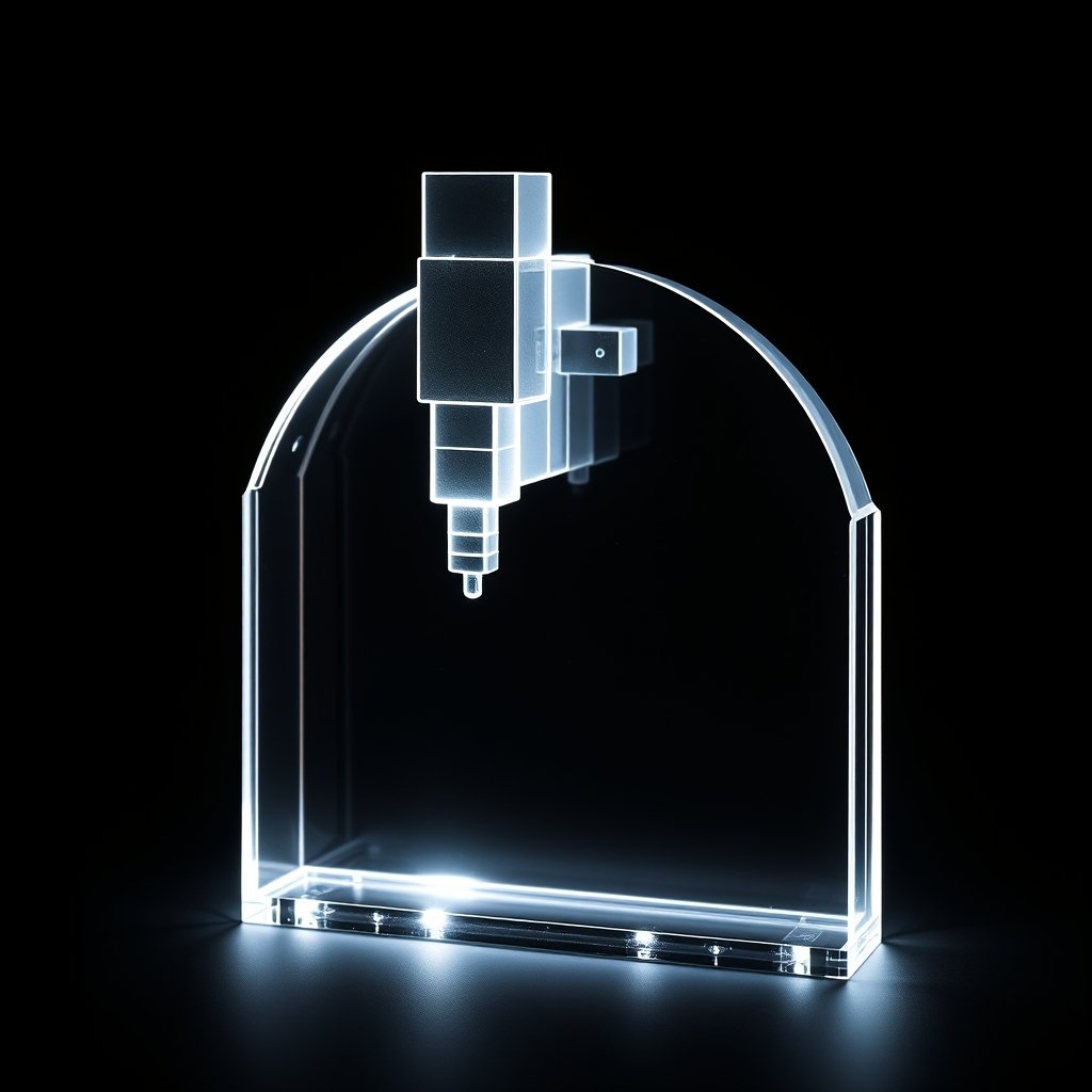 Exploring Acrylic CNC Machining: Techniques, Benefits, and Applications 3 generate a black background for acrylic cnc machining